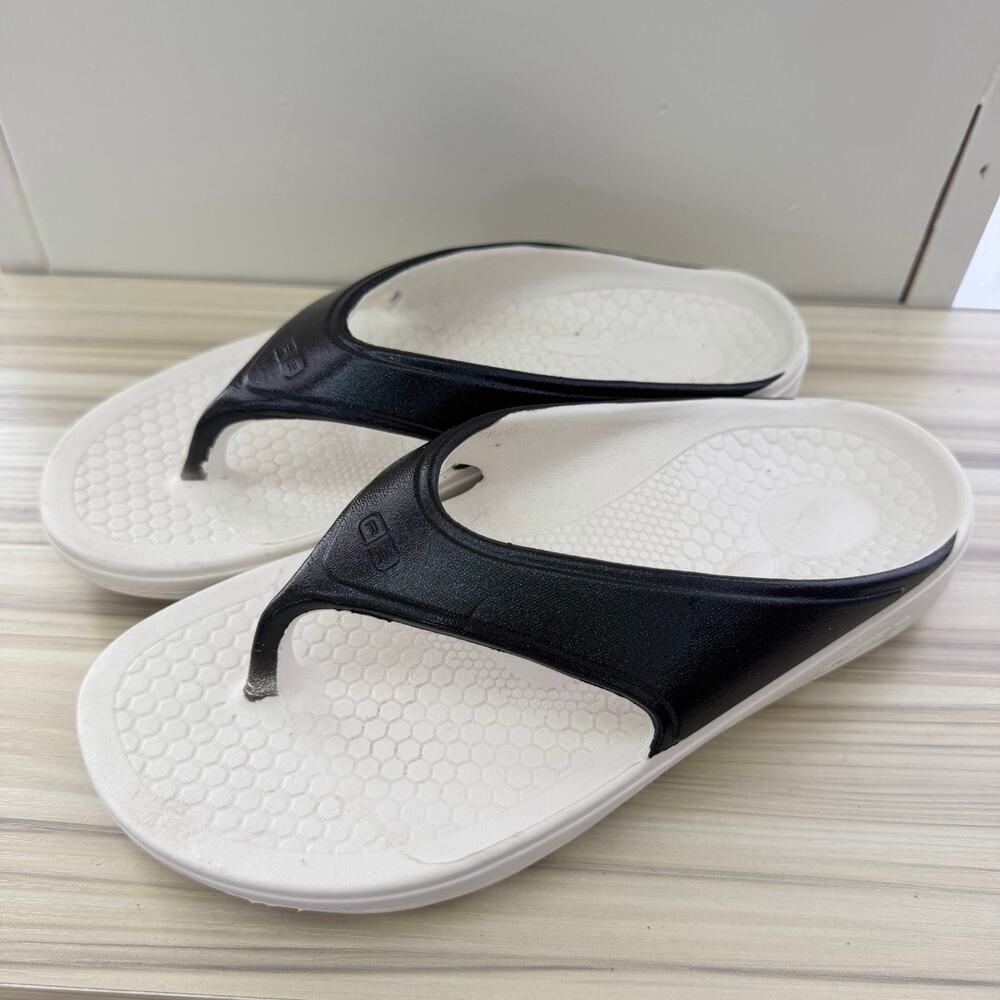Spenco Womens Fusion 2 Pearlized Flip Flops Metallic Ortho Comfort Womens Size 7